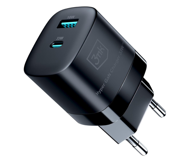 3mk Hyper GaN Charger 33W Black - 1228061 - zdjęcie